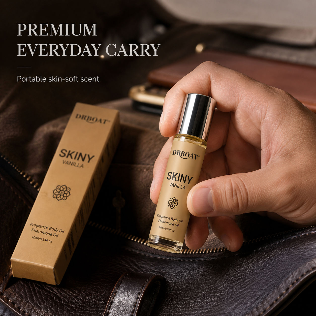 Perfume Fragrance For Men - Heren Roll-on Geurolie, Huidachtig Zacht Vanille