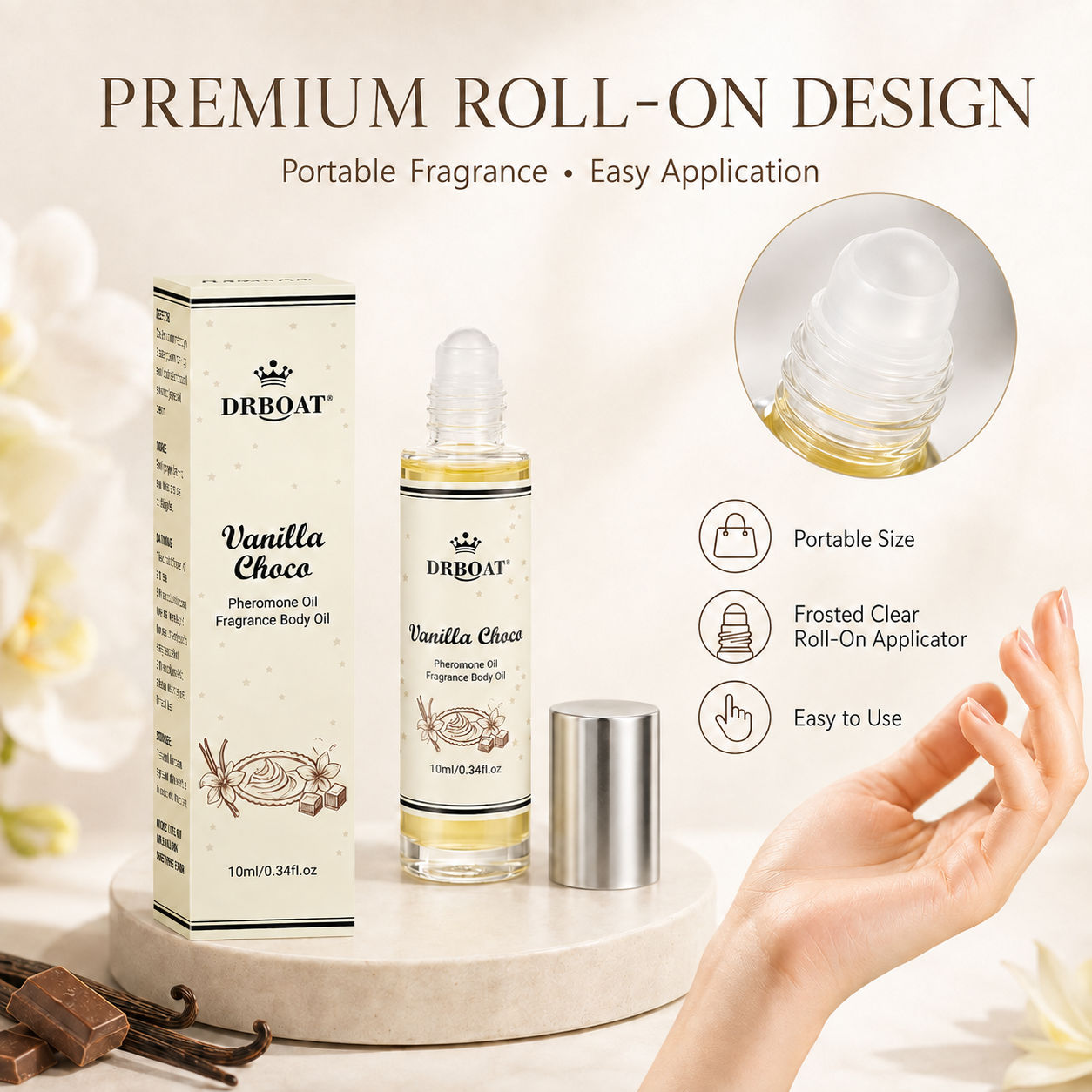 On Perfume & Fragrance Kota Bogor - Voor vrouwen: vanille-chocolade-sandelhout-geur, in een compacte,