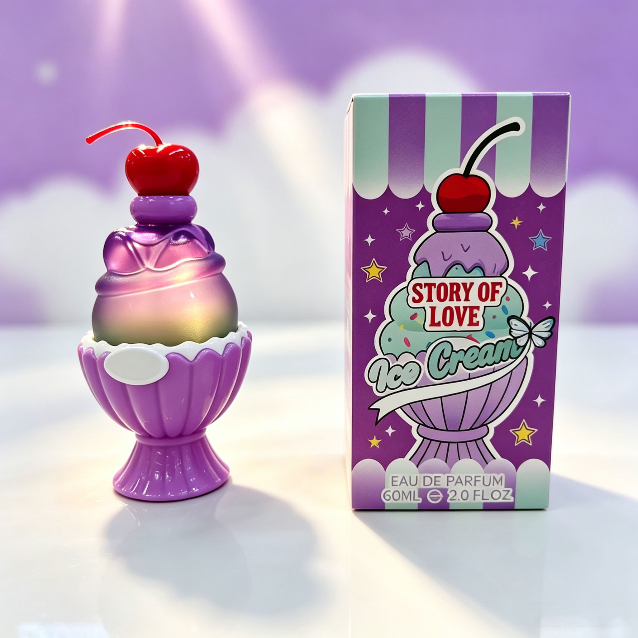 Schattig ijsvormig Eau De Parf - Perfume Decant Sample recensie en prijs
