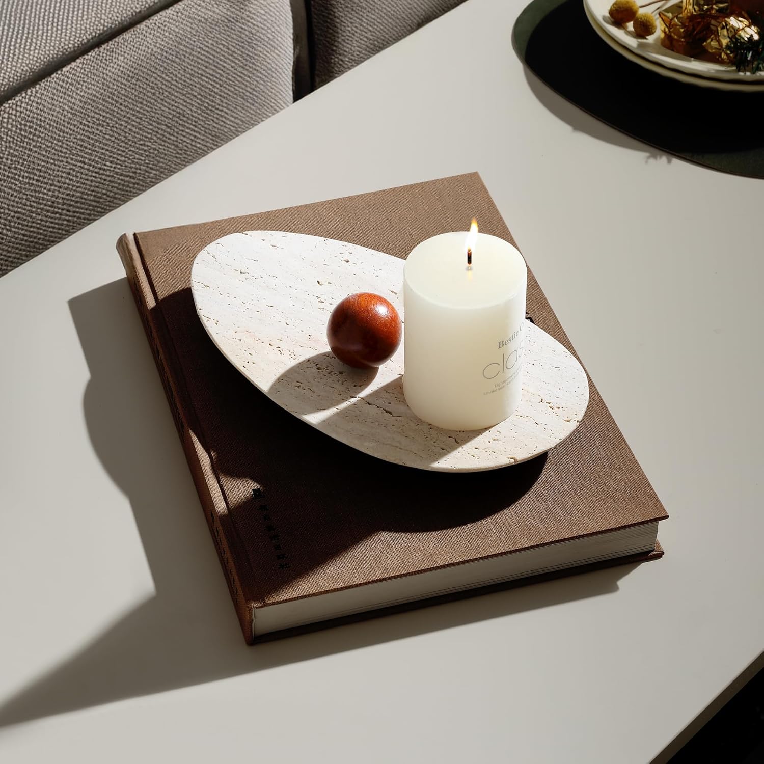 Travertijn dienblad voor badka - Perfume Fragrance House recensie en prijs