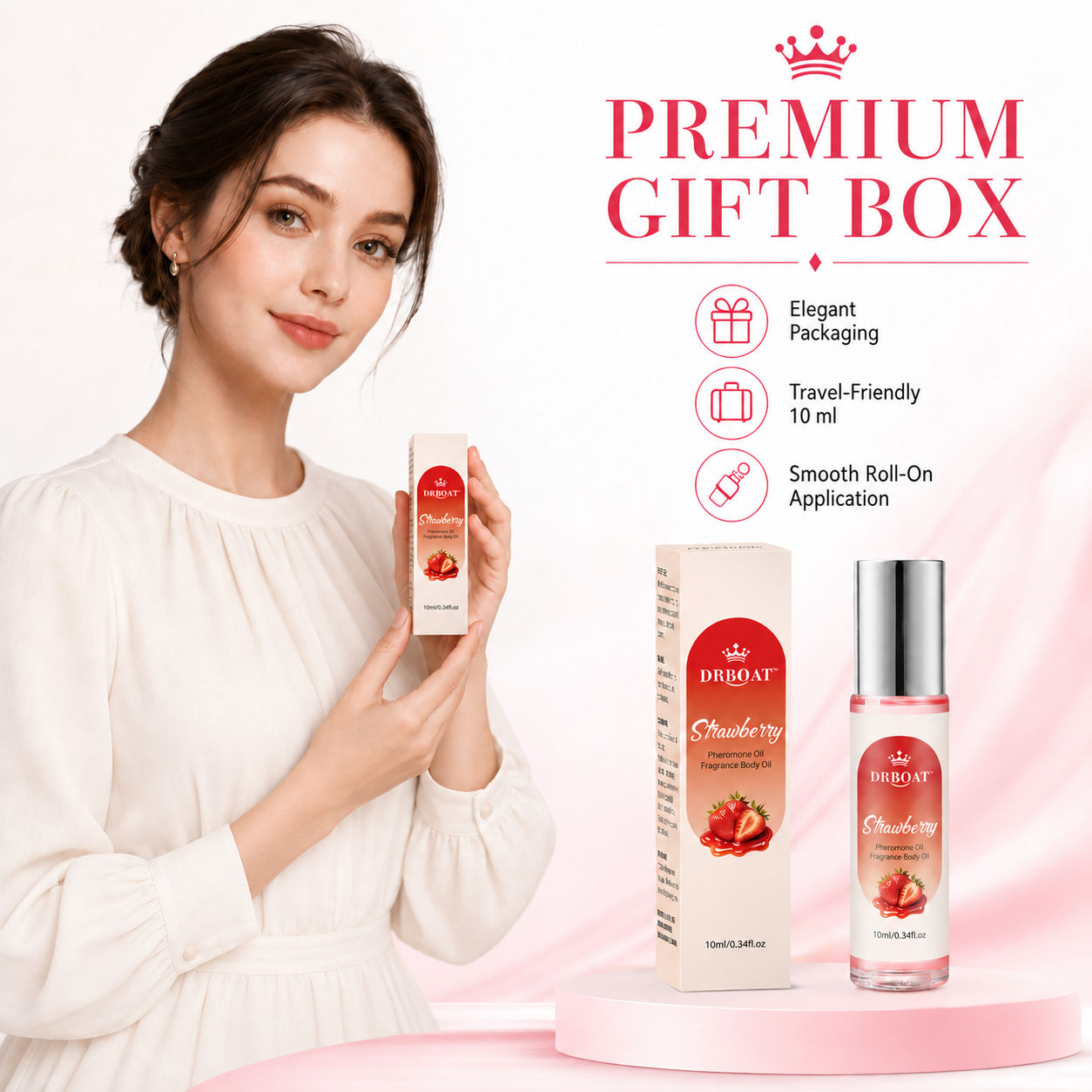 Aardbeien-rollerparfumolie voo - On Perfume & Fragrance Kota Bogor recensie en prijs